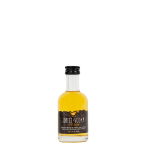 kin toffee vodka mini bottle