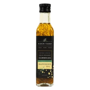 Eden Yard | Extra Virgin Garlic & Rosemary Infused Rapeseed Oil