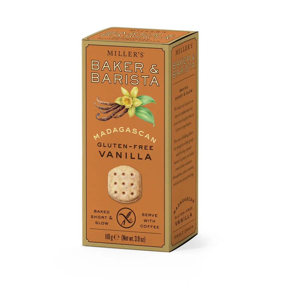 Miller's Baker & Barista Madagascan Vanilla AllButter Biscuits Basecamp